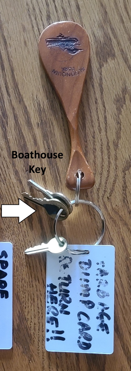 Boathouse key